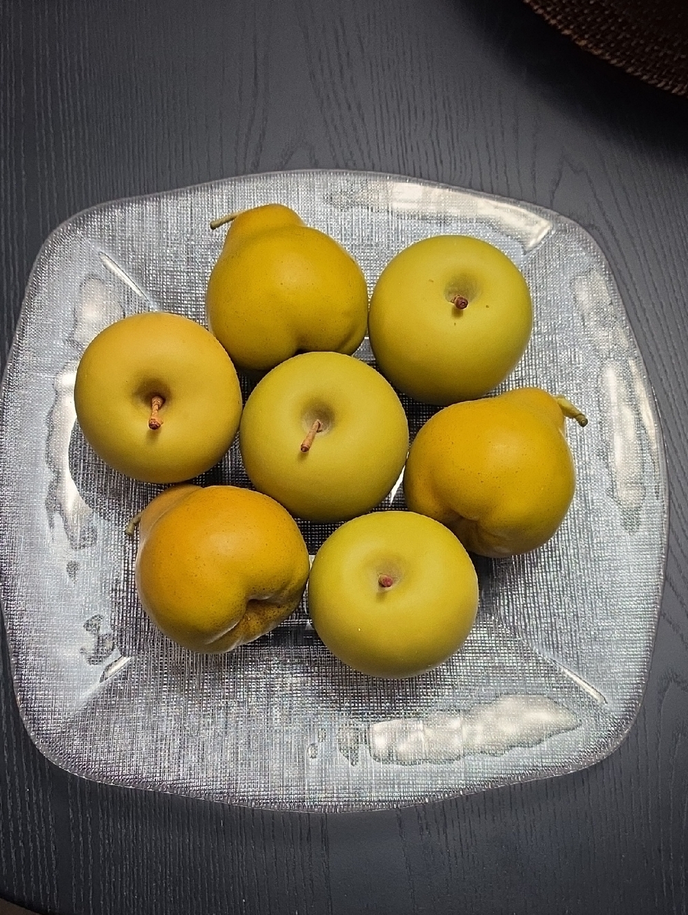 IVV Plater, Made In Italy, Clear Glass Square